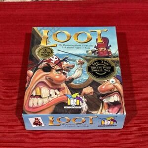 Loot The Plundering Pirate Card Game Gamewright Game Complete Sealed Card Deck